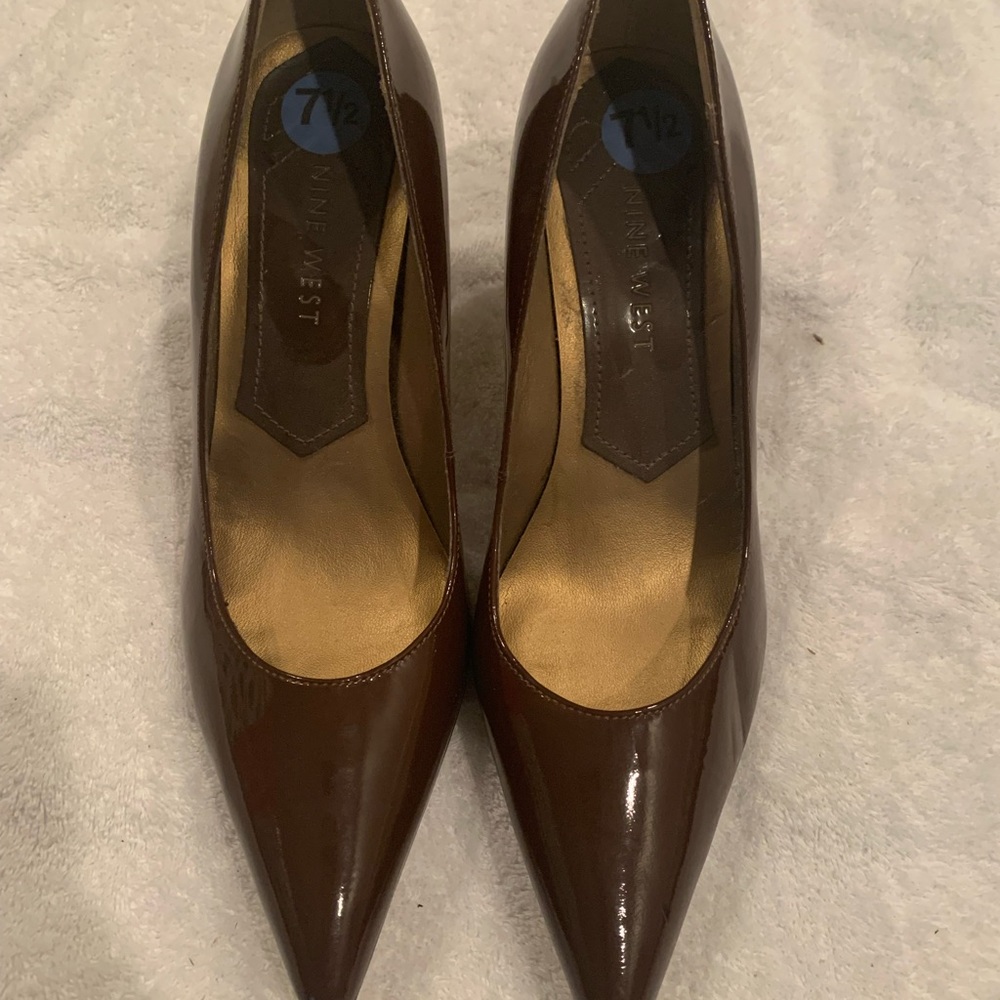 Brown Leather Heels